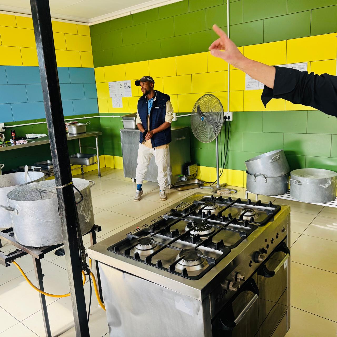 Community kitchen facility for skills training